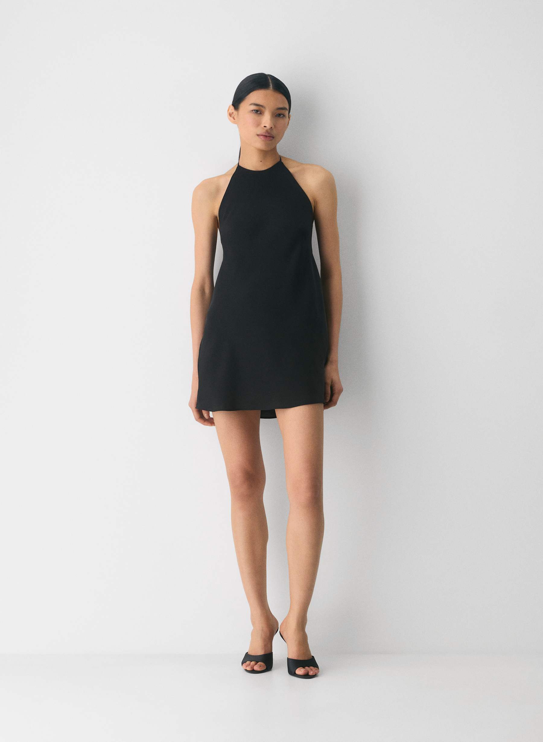 Ten Euphoria Satin Halter Dress — photo 1