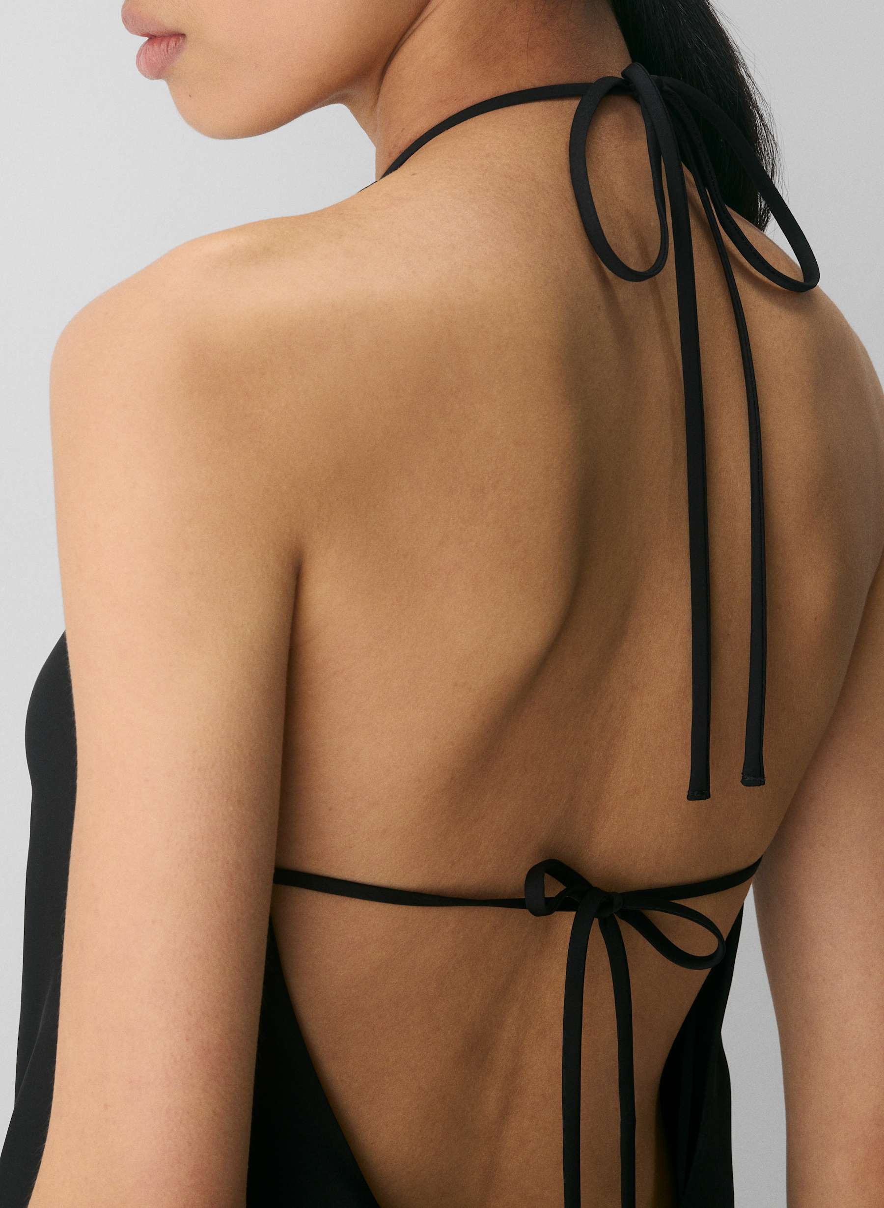 Ten Euphoria Satin Halter Dress — photo 4