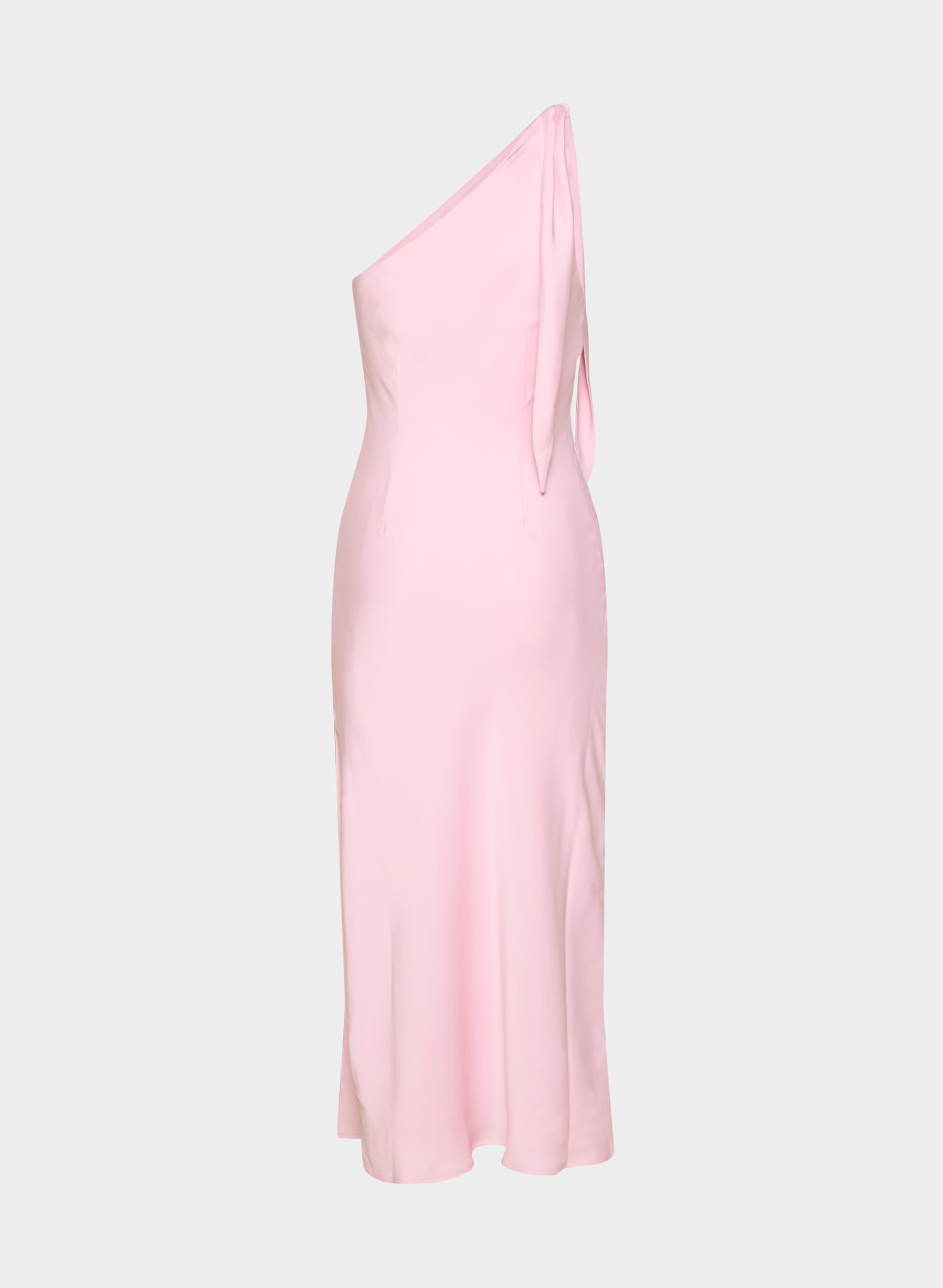 Ten Champagne Satin Dress — photo 2