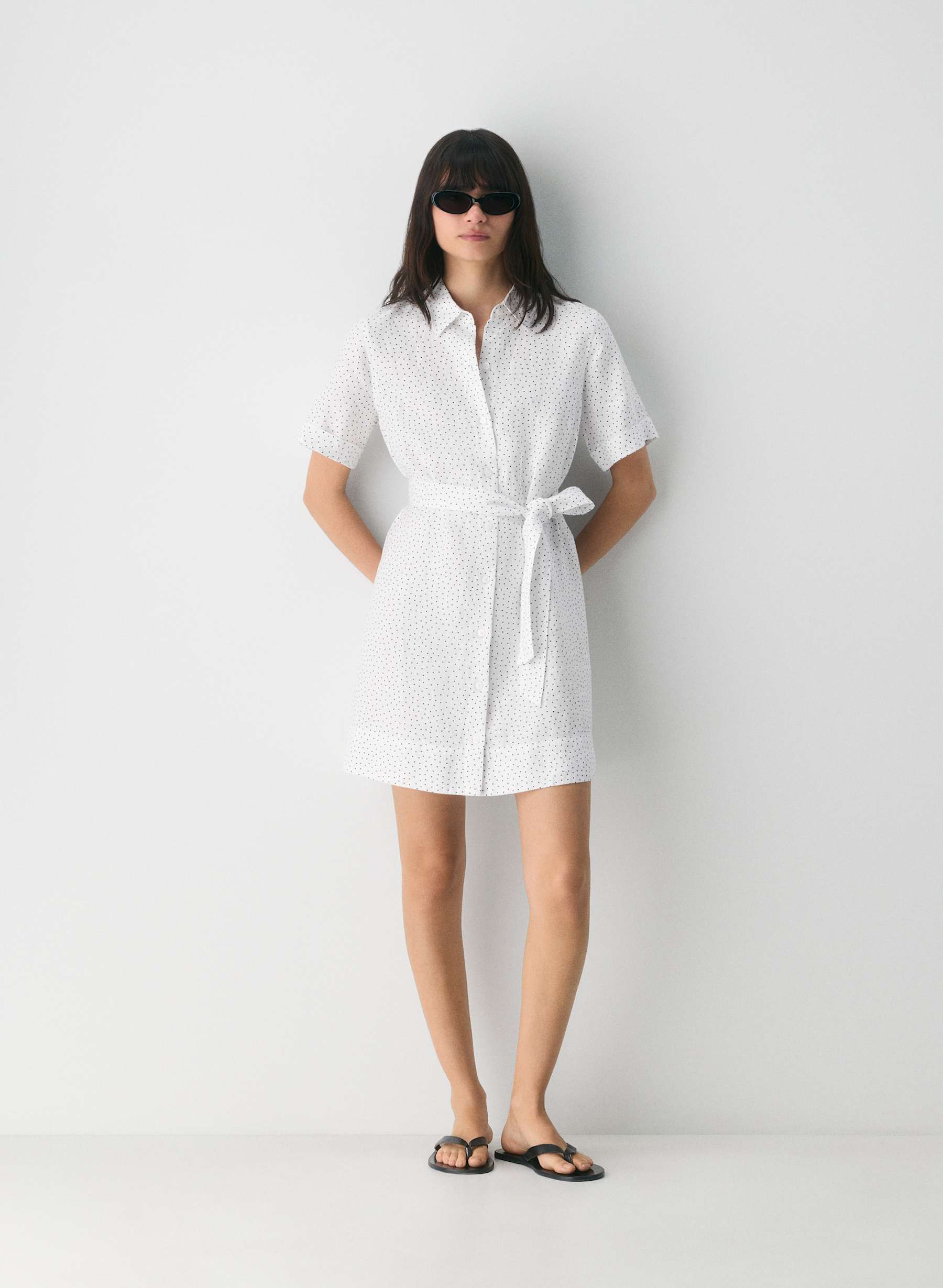 Wilfred Eleta Linen Mini Dress — photo 1