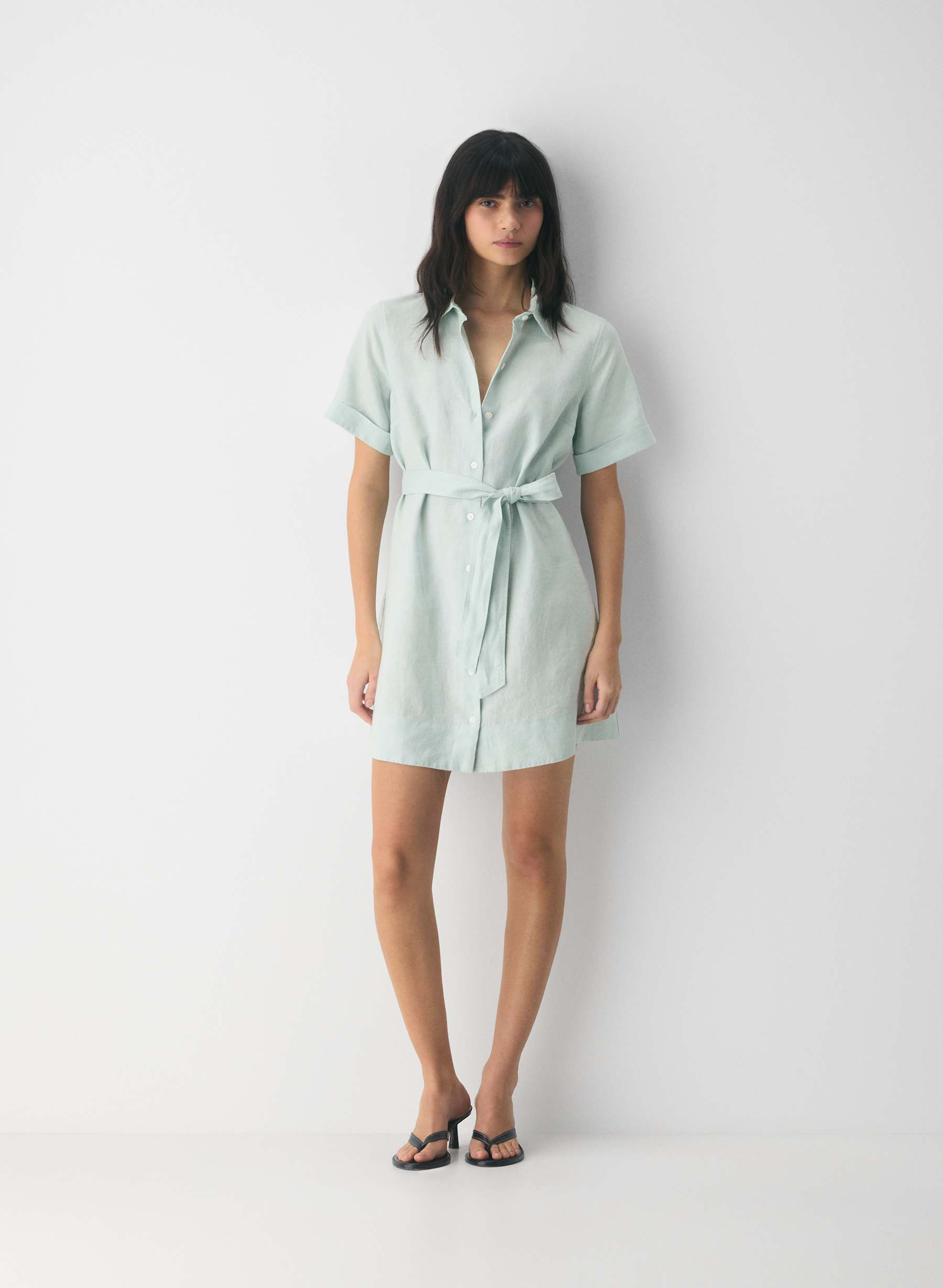 Wilfred Eleta Linen Mini Dress — photo 1