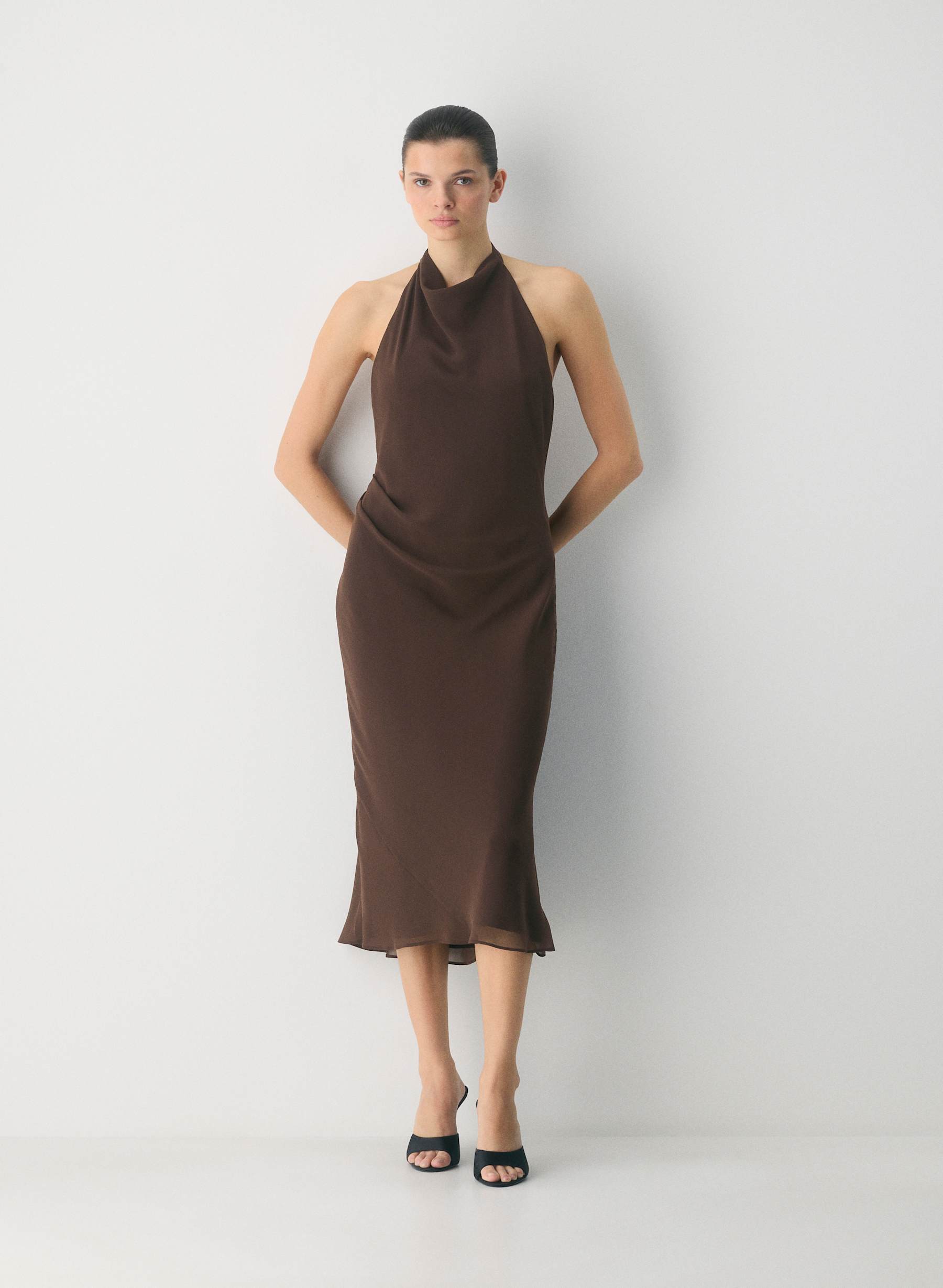 Ten F%C3%Aate Chiffon%E2%84%A2 Audience Halter Dress — photo 1