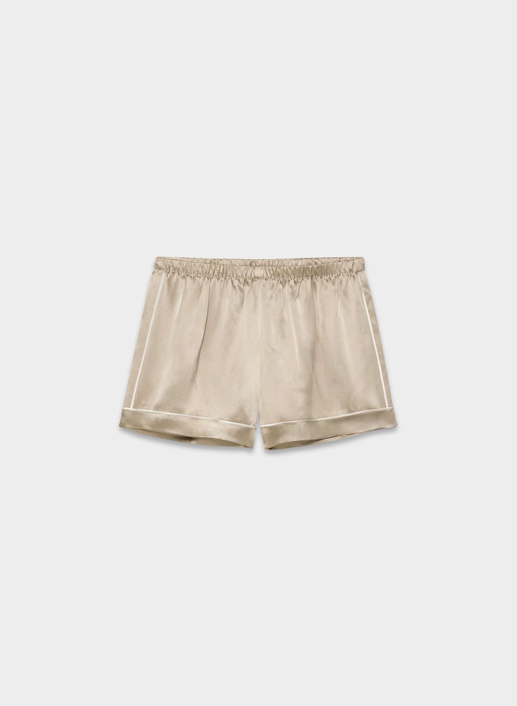 Aritzia Nightside Silk Pajama Boxer Short — photo 1
