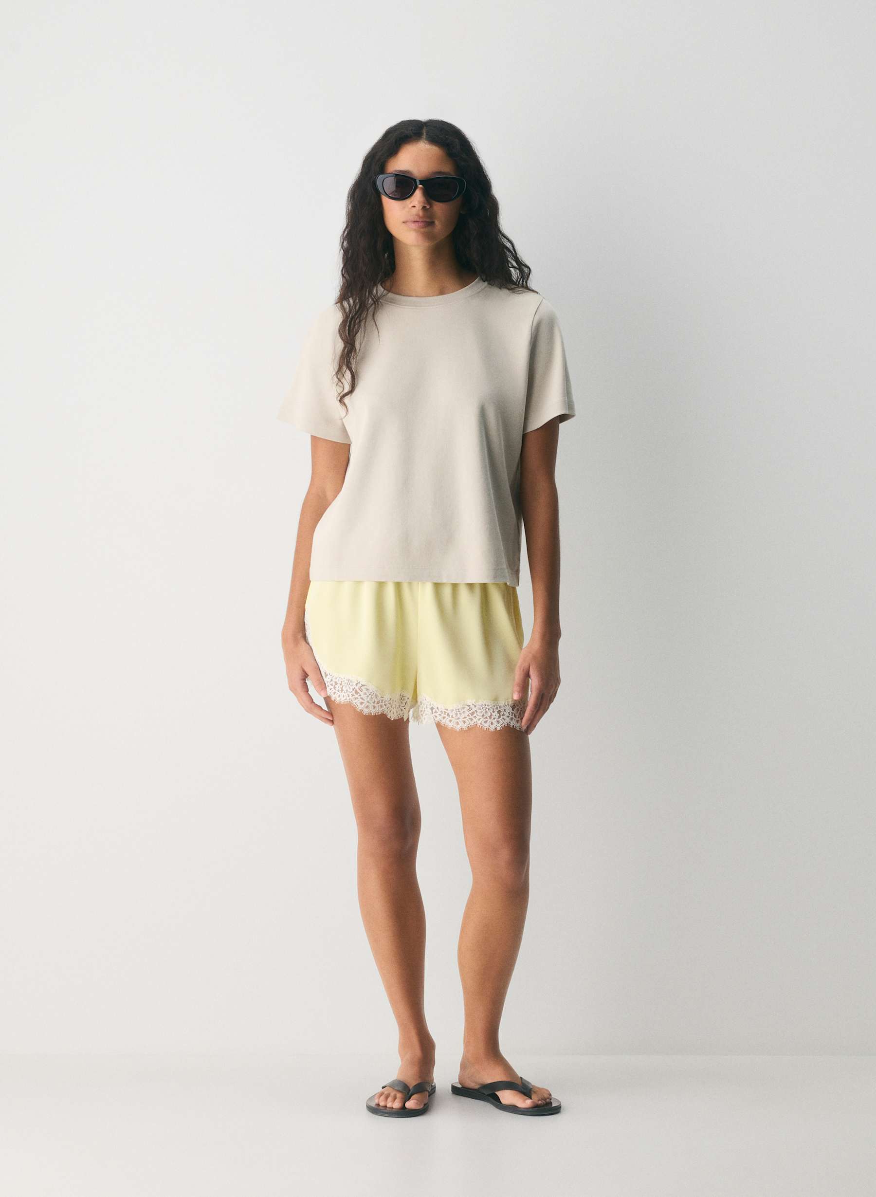 Aritzia Whimsy Satin Short — photo 1