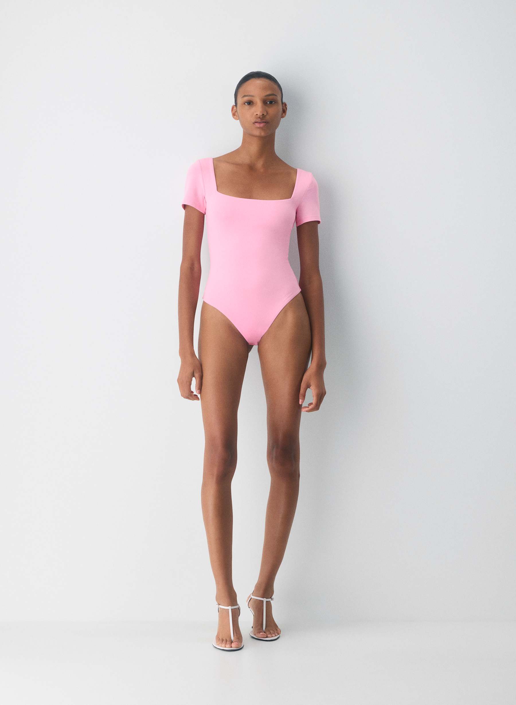 Aritzia Original Contour Manner Squareneck Bodysuit — photo 1