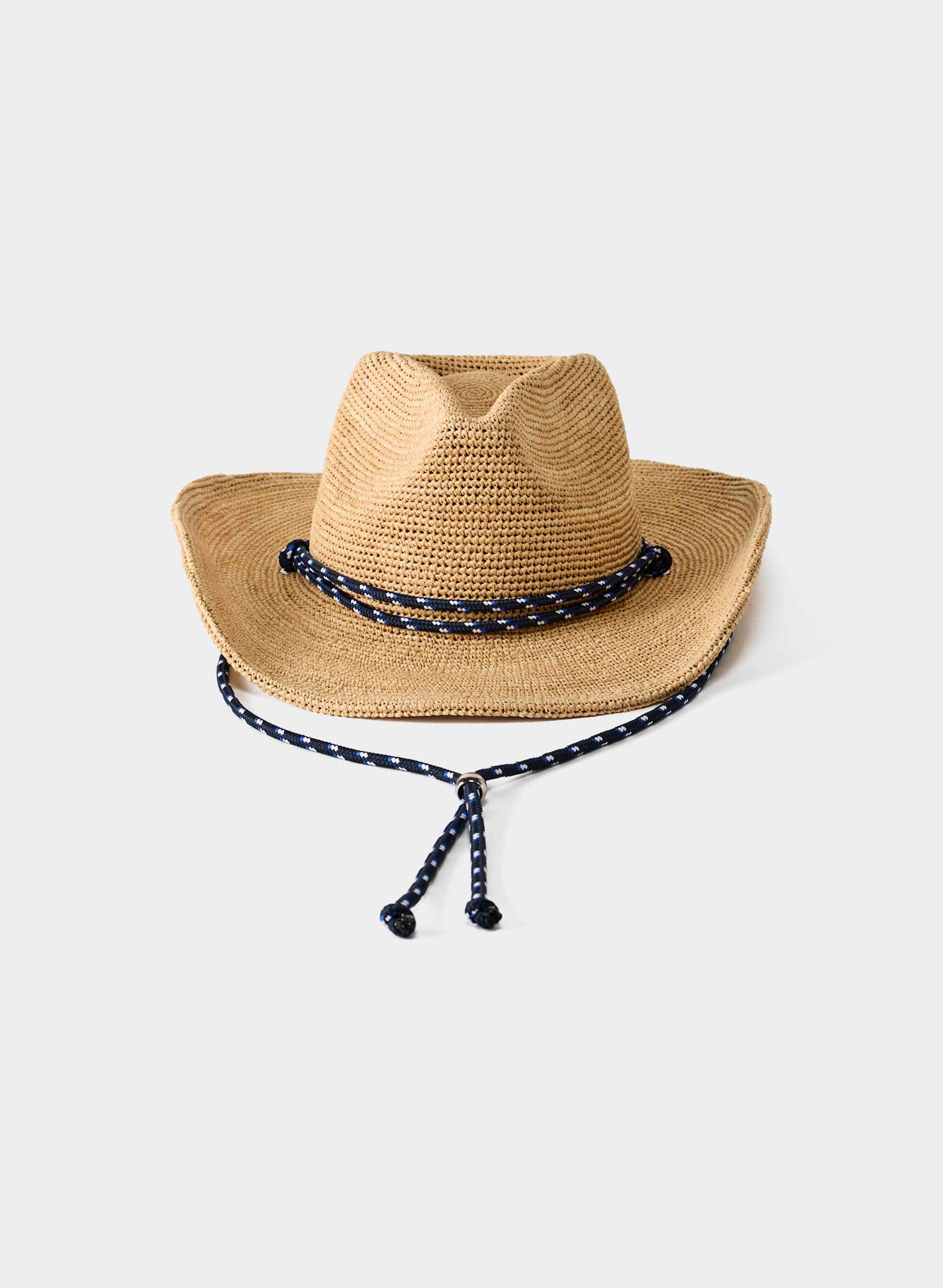 Aritzia Lasso Raffia Strap Cowboy Hat — photo 1