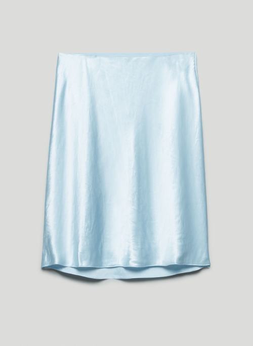 SLIP MINI SKIRT - Satin mini slip skirt