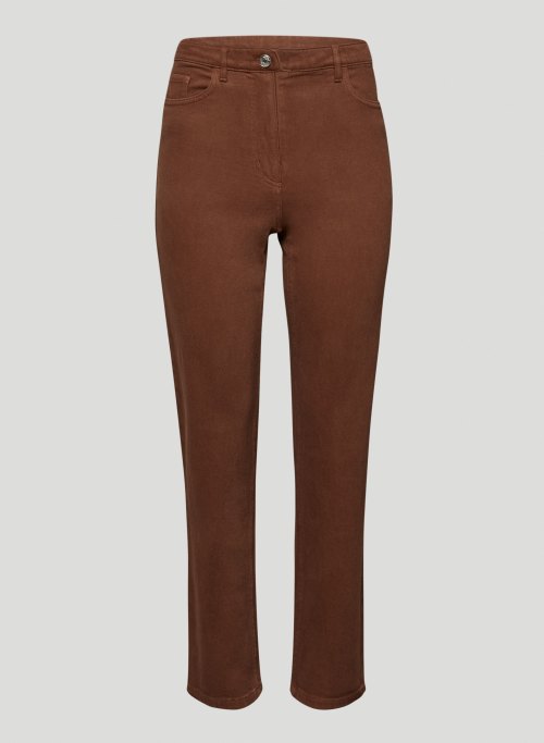 THE MELINA™ PANT - High-waisted, slim-fit twill pants
