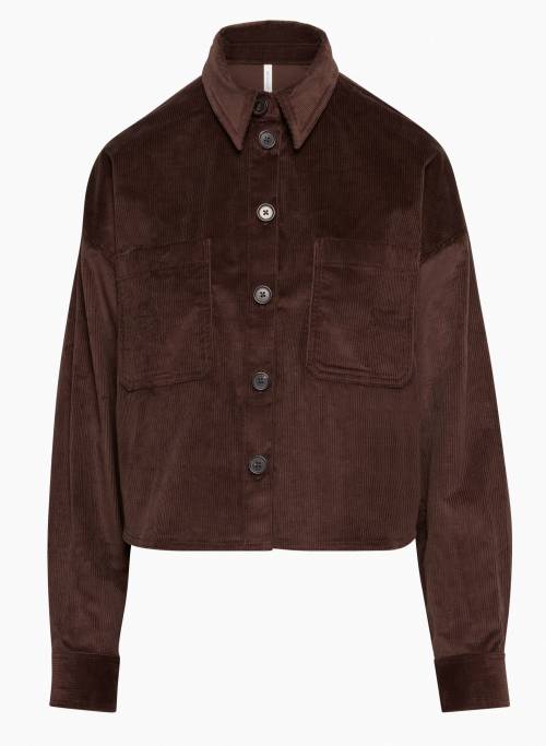 GRAYDON WAIST SHIRT - Corduroy button-up shirt