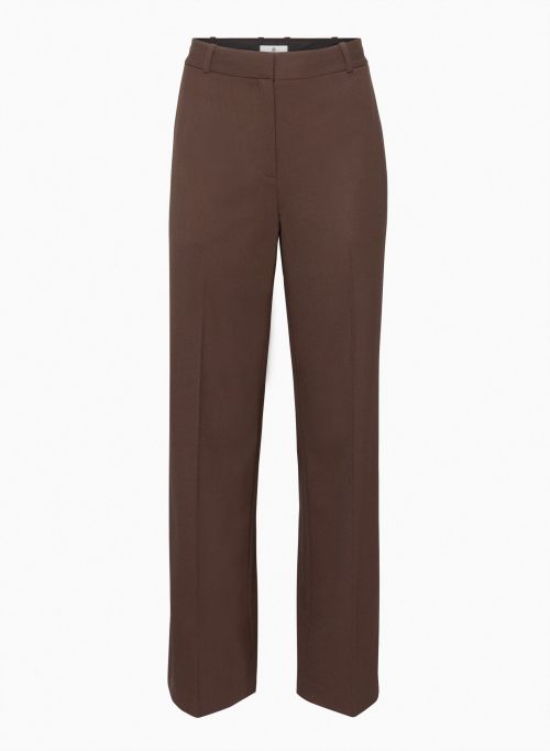 AGENCY PANT - Wool twill high-waisted trousers