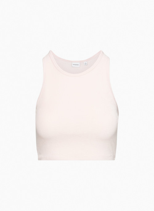 HONOR CROPPED TANK - Cropped velour tank