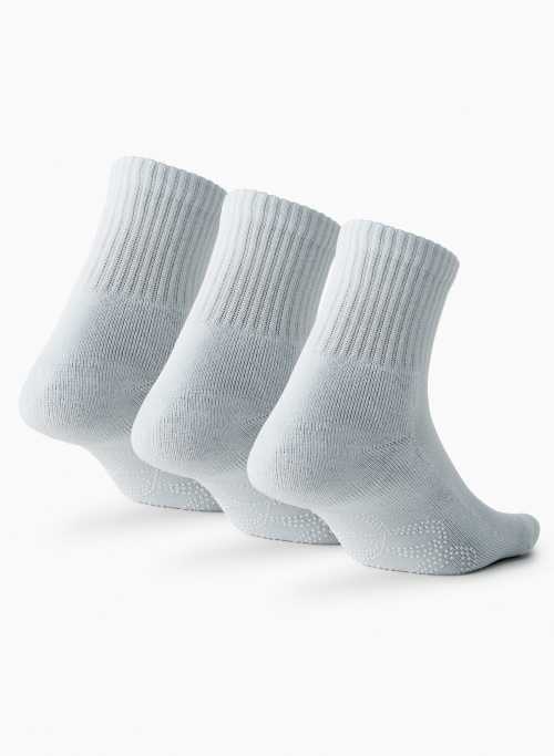 BASE GRIP ANKLE SOCK 3-PACK - Non-slip ankle socks, 3-pack