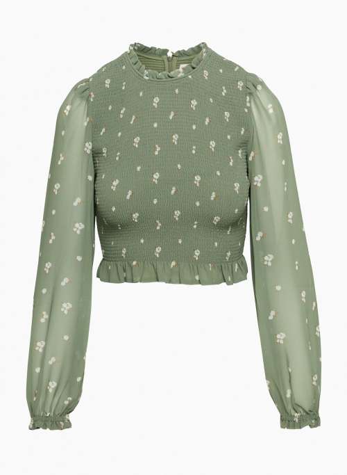 NEW TEMPEST BLOUSE - Smocked chiffon blouse