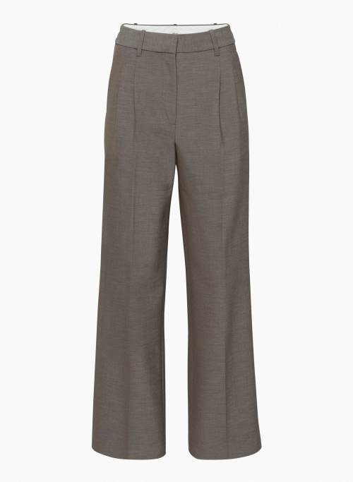 THE EFFORTLESS PANT™ - Softly structured high-waisted wide-leg pants