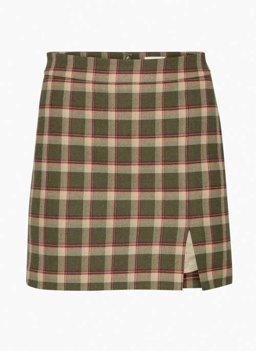 PATIO MINI SKIRT - High-waisted mini skirt