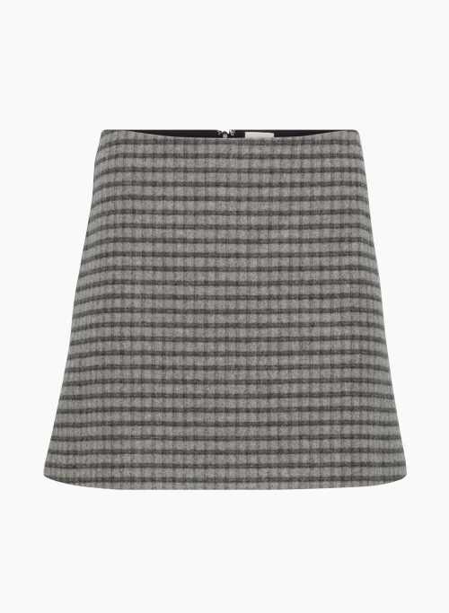 CLASSIC MINI SKIRT - Wool and cashmere mini skirt