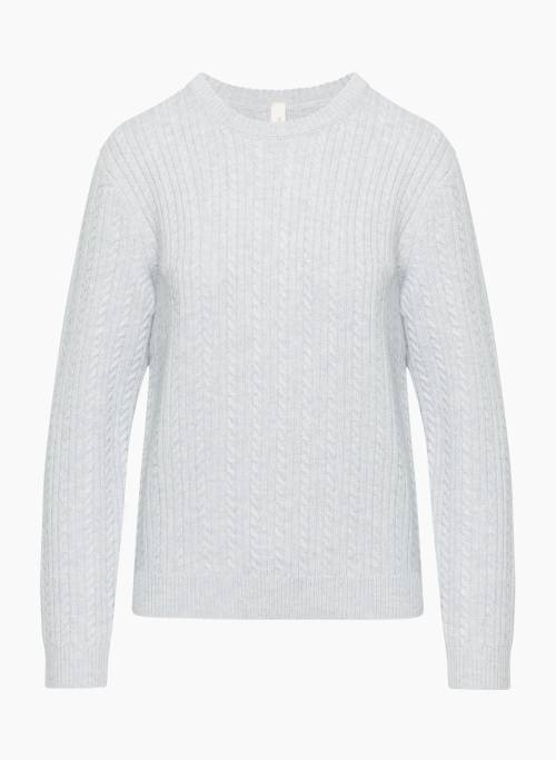 FOG SWEATER - Merino wool cable-knit sweater