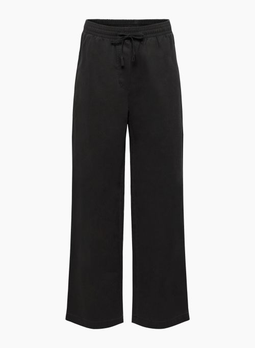 PENINSULA PANT - Mid-rise relaxed twill pants