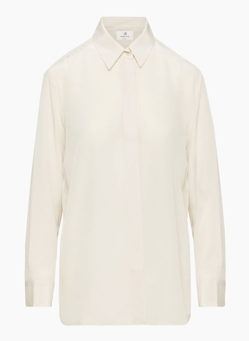 ACADEMY SILK BLOUSE - Silk button-up blouse