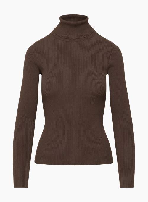 COMPEL TURTLENECK - Rib-knit turtleneck sweater