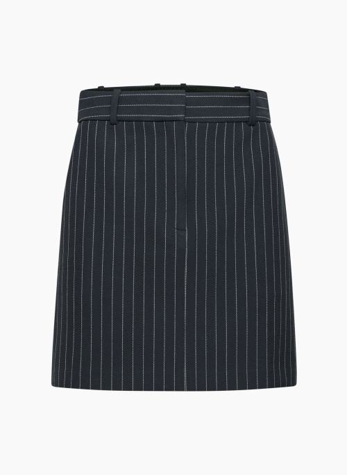 CHISEL SKIRT - Softly structured mini pencil skirt