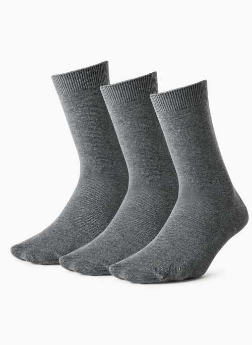 CHOSEN CREW SOCK 3-PACK - SUPIMA® cotton professional everyday crew socks, 3-pack