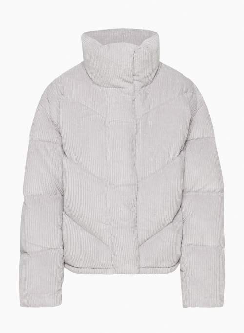 THE CLOUD PUFF™ - Quilted French corduroy goose down puffer jacket