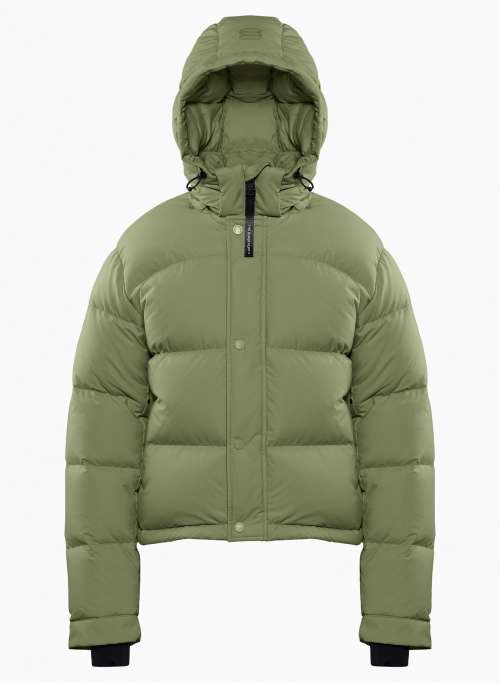 THE SUPER (RE)PUFF™ SHORTY - (Re)cliMATTE™ Japanese ripstop recycled vegan down puffer jacket