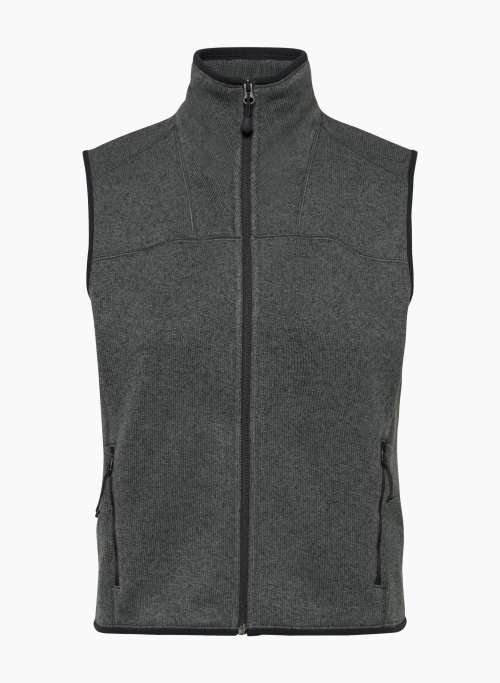GONDOLA VEST - Mid-layer zip-up fleece vest