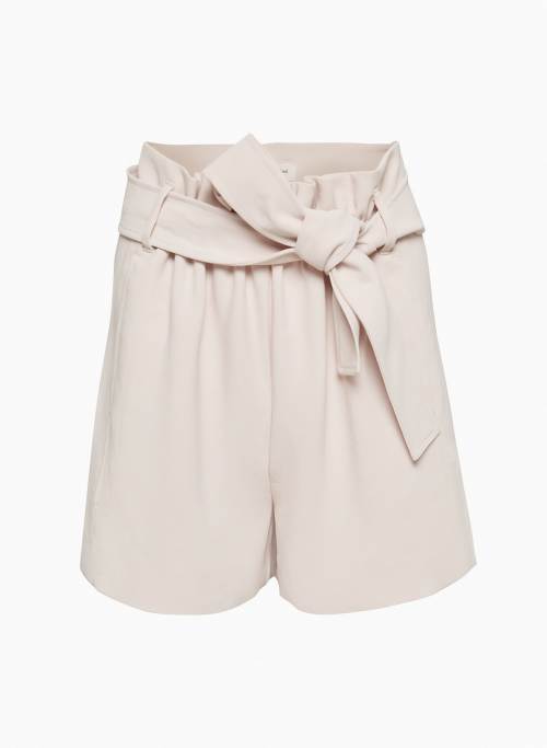 PAPERBAG SHORT - High-waisted paperbag shorts