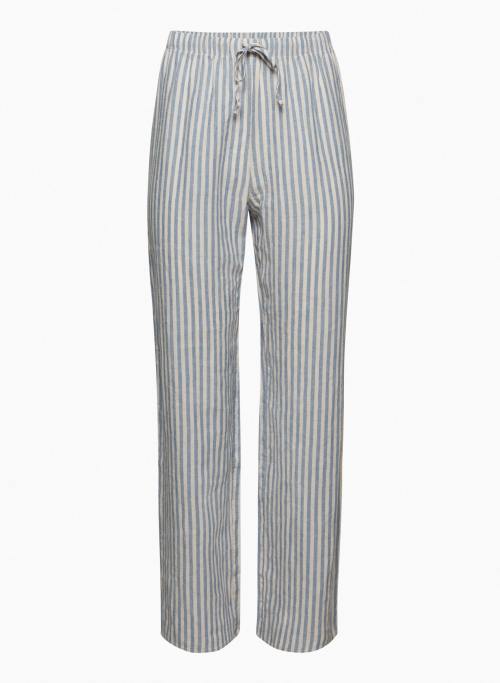 LODGE LINEN PANT - High-waisted linen pants