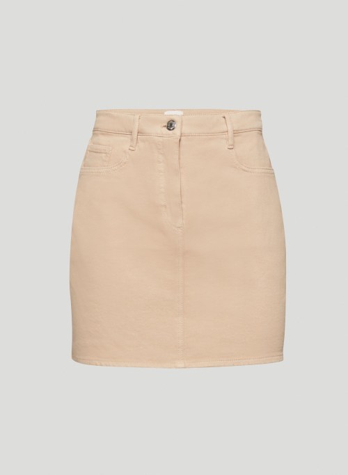 DATE SKIRT - High-waisted A-line mini skirt
