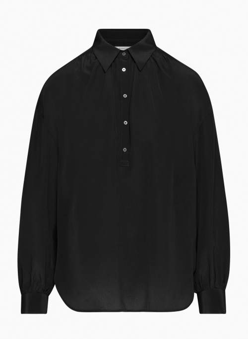 MARILYN SILK BLOUSE - Silk button-up blouse