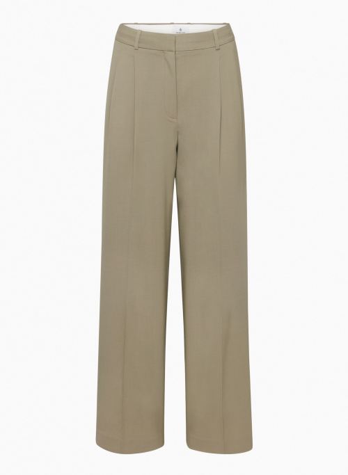 PLEATED PANT - High-waisted pleated pants