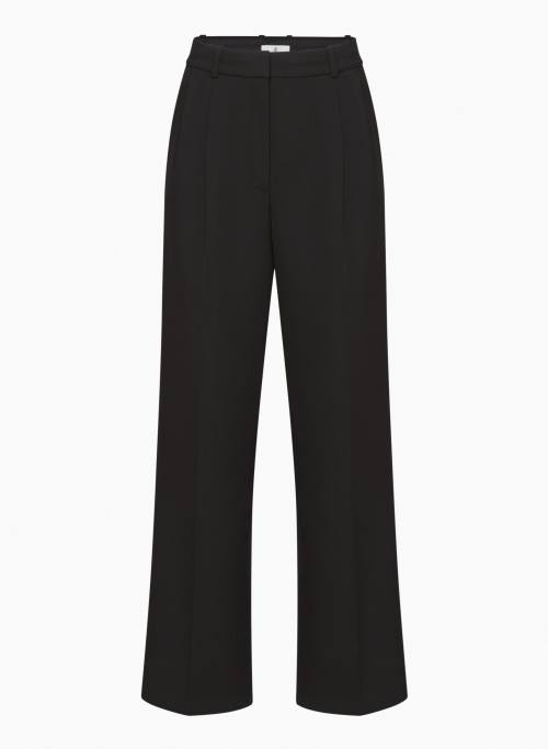 PLEATED PANT - High-waisted pleated trousers
