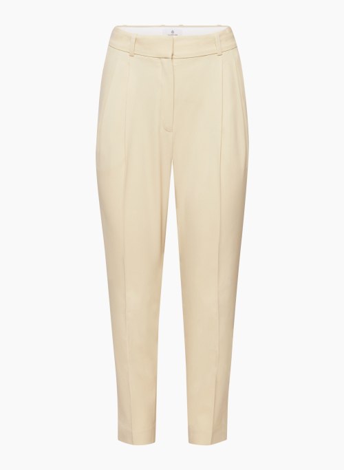 VOGUE PANT - Relaxed mid-rise pleated pants