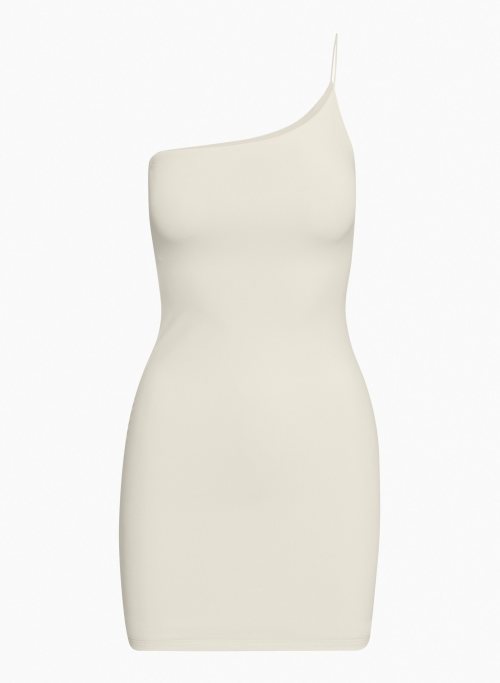 CONTOUR ONE-SHOULDER DRESS - One-shoulder mini dress