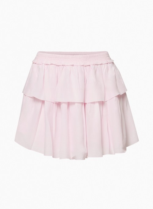 CONFECTION SKIRT - High-rise tiered mini skirt