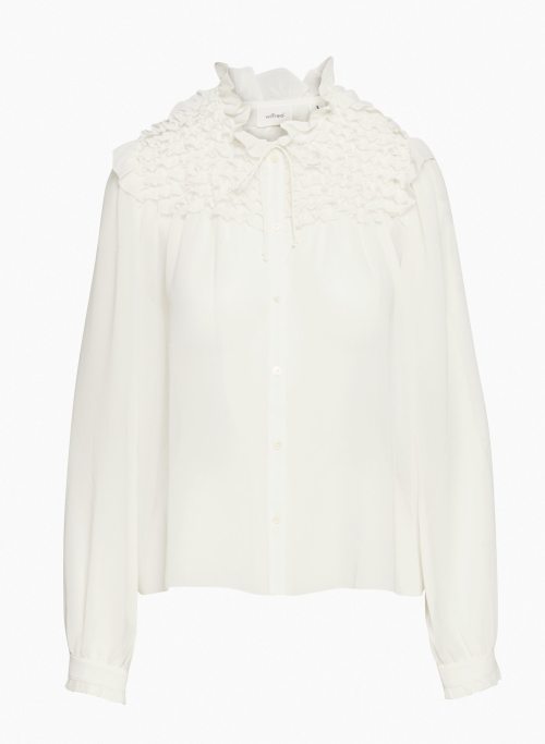 GEMME BLOUSE - Chiffon button-up blouse