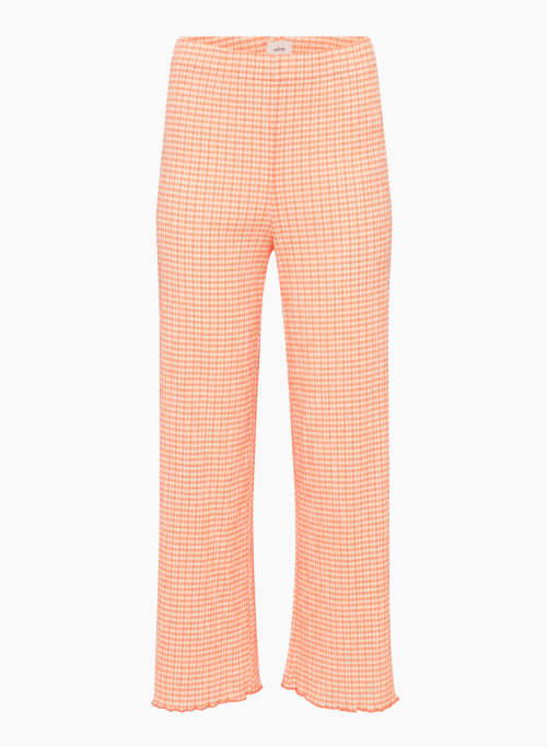 VERONA PANT - Wide-leg seersucker pants