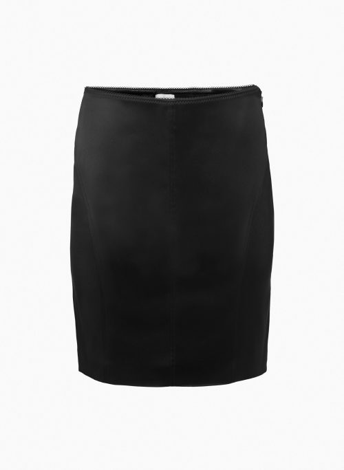 DESERTLAND SATIN SKIRT - Satin pencil skirt