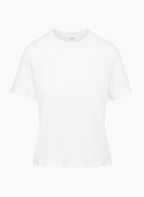 T-SHIRT FUNCTION - T-shirt ras du cou en coton pima