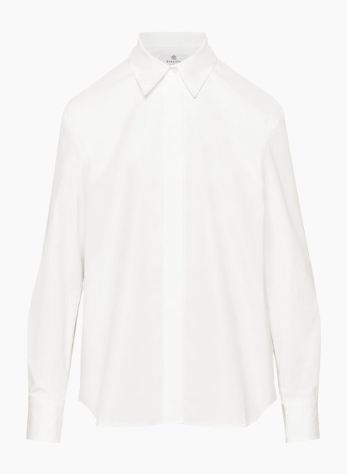 NEW ESSENTIAL RELAXED POPLIN SHIRT - Relaxed poplin button-up shirt