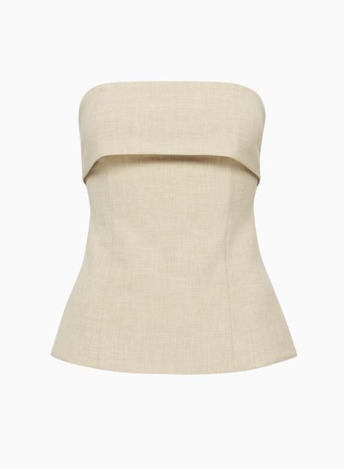 ELEMENT TUBE TOP - Softly structured tube top