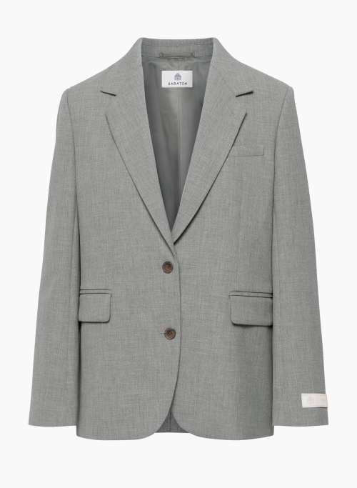 AGENCY BLAZER - Softly structured relaxed single-breasted blazer