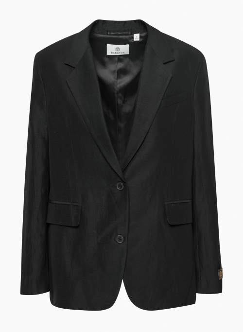 NEW AGENCY LINEN BLAZER - Relaxed linen blazer