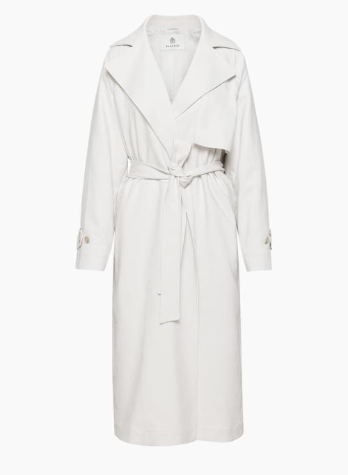 CULTIVATE TRENCH COAT - Relaxed drapey trench coat with belt