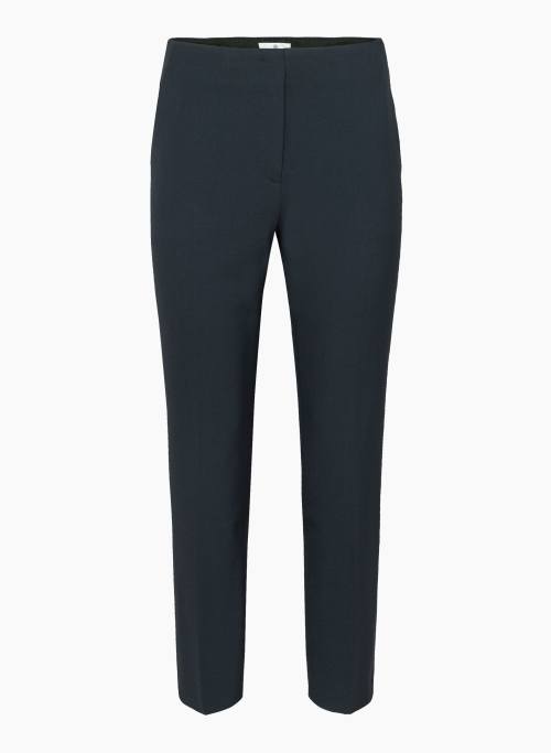 MARKOVA PANT - Softly structured stretch fabric mid-rise slim trousers