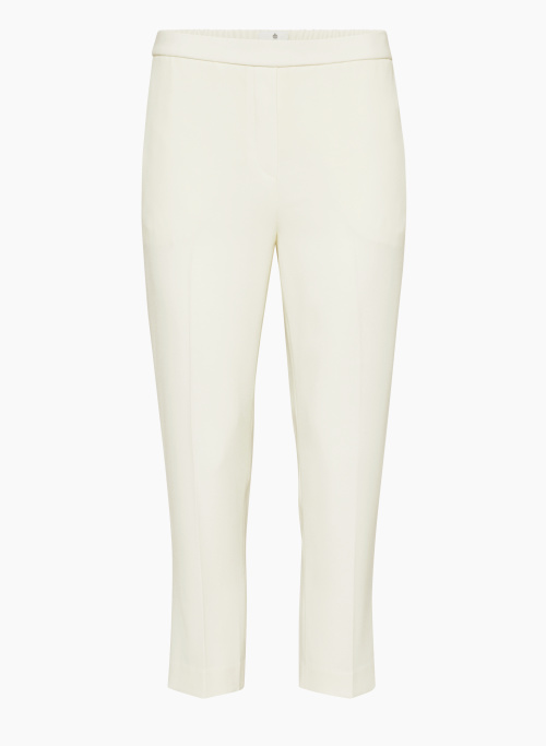 CONAN CROPPED PANT - Cropped crepe mid-rise trousers
