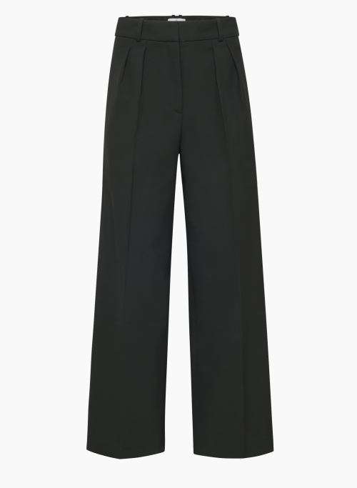 FOUNDER PANT - Softly structured ultra wide-leg pleated pants